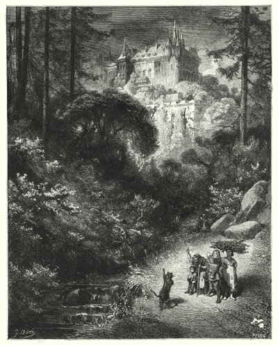 Mestarikissa tai saappaiden pillua; Saapasjalkakissa tekijältä Gustave Dore