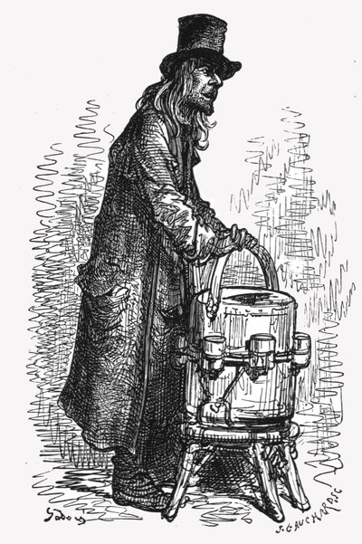 "Lemonade Vendor", 1872. tekijältä Gustave Dore