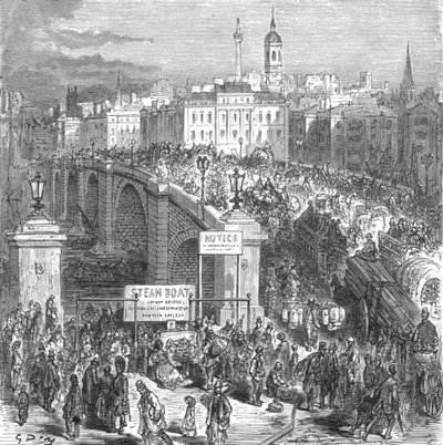 "London Bridge, 1872", 1872. tekijältä Gustave Dore