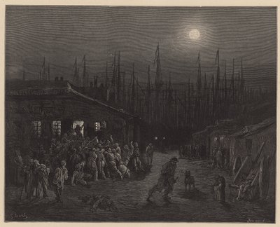 Lontoon Docklands tekijältä Gustave Dore