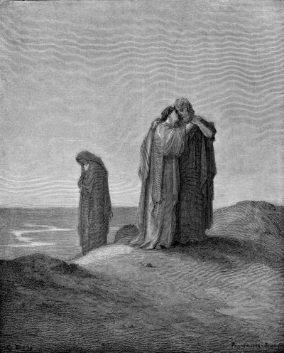 Noomi ja hänen miniänsä tekijältä Gustave Dore