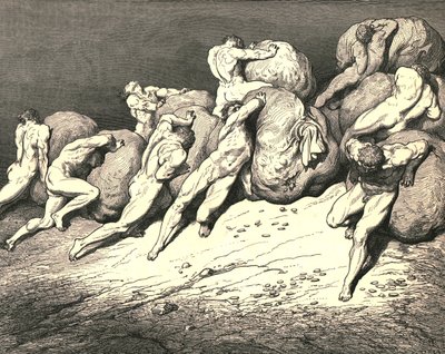Ei kaikki kulta, joka on kuun alla tai koskaan ollut, c1890. tekijältä Gustave Dore