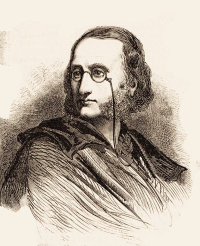Jacques Offenbachin muotokuva 1819-1880, 1860. tekijältä Gustave Dore
