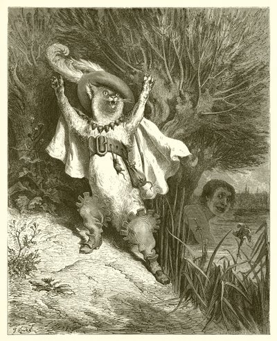 Puss in Boots, n. 1868 tekijältä Gustave Dore