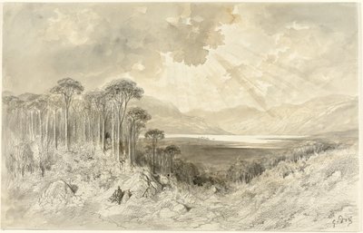 Skotlannin maisema, 1873 tekijältä Gustave Dore