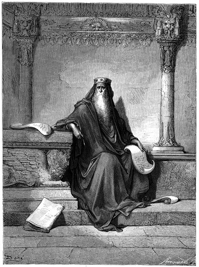 Salomo - Gustave Doren (1832-1883) kuvitus Raamattuun (1866) - tekijältä Gustave Dore