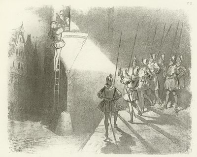 Watchmenin yllättäminen - Henry IV:n valtakunta (syväpaino) tekijältä Gustave Dore