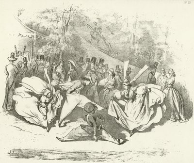Kymmenen vuotta myöhemmin tai muodin muutos 1840 (syväpaino) tekijältä Gustave Dore