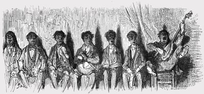 "The Christy Minstrels", 1872. tekijältä Gustave Dore