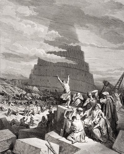 Kielten hämmennys, 1. Moos. 11:7-9, esimerkki Doren 
