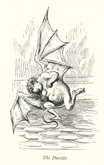 Devilet (kaiverrus) tekijältä Gustave Dore
