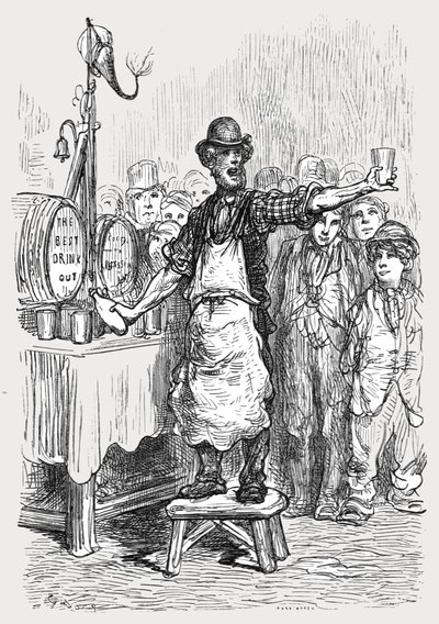 "The Ginger Beer Man", 1872. tekijältä Gustave Dore