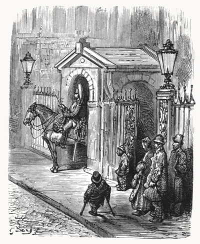 "The Horse Guards", 1872. tekijältä Gustave Dore