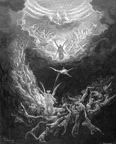 Viimeinen tuomio, 1865-1866 tekijältä Gustave Dore