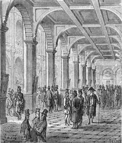 "The Royal Exchange", 1872. tekijältä Gustave Dore