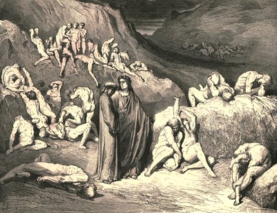 Kuori on vedetty alta hiutaleiksi, v. 1890. tekijältä Gustave Dore