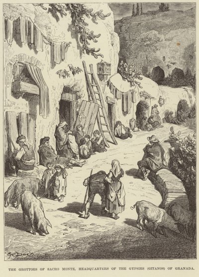 Sacro Monten luolat tekijältä Gustave Dore
