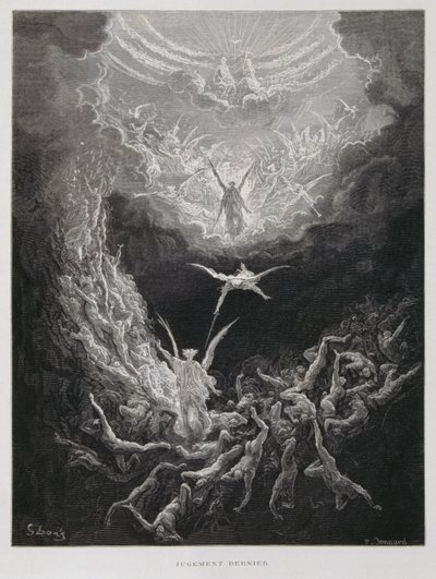 Viimeinen tuomio, kuva Doren Raamatusta tekijältä Gustave Dore