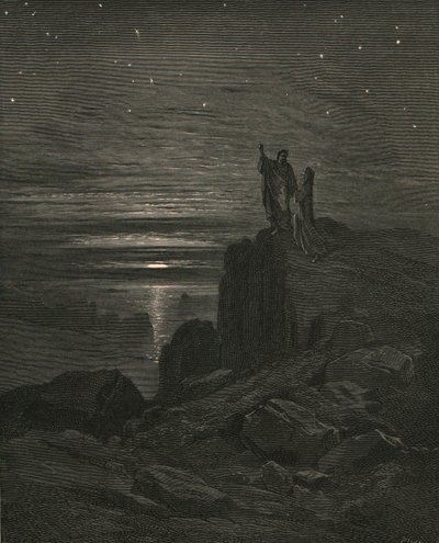 Sen jälkeen liikkeelle laskettaessa näimme jälleen tähdet, c1890. tekijältä Gustave Dore