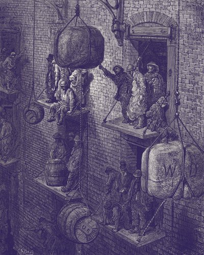Victorian Lontoon varasto tekijältä Gustave Dore
