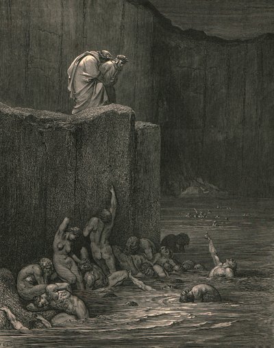 Miksi näin ahneesti taipuit enemmän minuun, c1890. tekijältä Gustave Dore