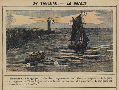 Vene (väri litho) tekijältä Gustave Fraipont