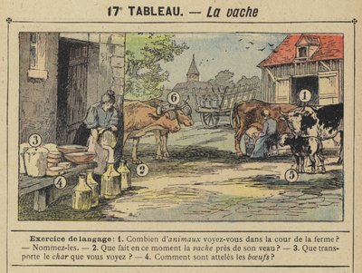 La vache (värijäsenet) tekijältä Gustave Fraipont