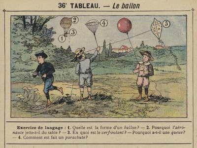 Le balloon (värijäsenet) tekijältä Gustave Fraipont