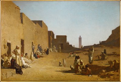 Laghouat, Sahara, Algeria (maalaus kankaalle) tekijältä Gustave Guillaumet