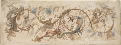 Al·legoria dels vicis, 1840-98. finlandès tekijältä Gustave Gustave Moreau,Moreau