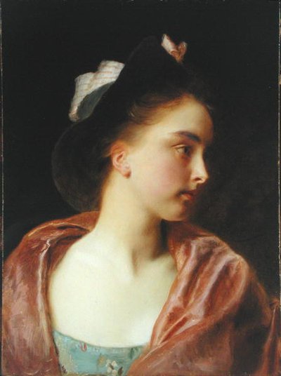 Maud (öljy alustalla) tekijältä Gustave Jacquet