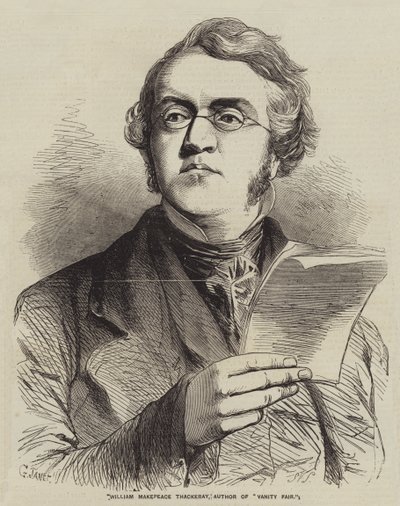 William Makepeace Thackeray, Vanity Fairin kirjoittaja tekijältä Gustave Janet