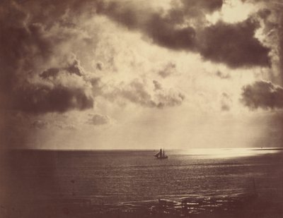 Brig on the Water, 1856. tekijältä Gustave Le Gray