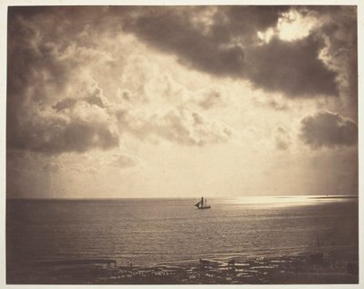 Brig on the Water, 1856. tekijältä Gustave Le Gray