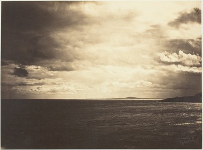 Pilvinen taivas, Välimeri tekijältä Gustave Le Gray