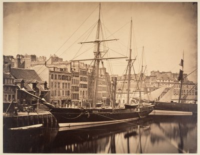 La Reine Hortense - Keisarin huvivene, Havre tekijältä Gustave Le Gray