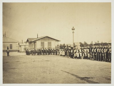 Kevytjalkaväen sotilaat, Camp de Châlons tekijältä Gustave Le Gray