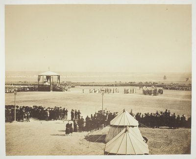 Messu, Camp de Chalons, 1857. tekijältä Gustave Le Gray