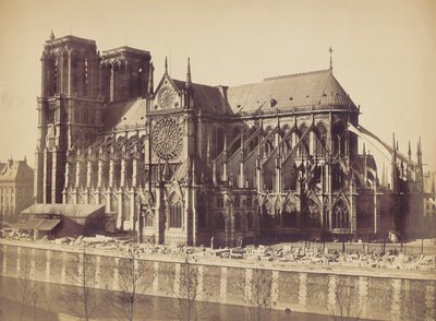 Notre-Dame de Paris katedraali tekijältä Gustave Le Gray