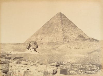 Gizan pyramidit, 1865-69. tekijältä Gustave Le Gray