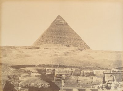 Gizan pyramidit, 1865-69. tekijältä Gustave Le Gray