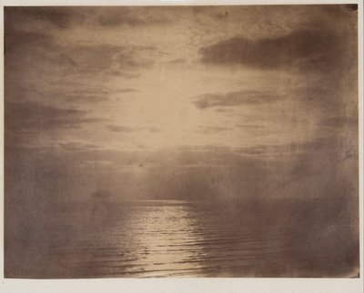 Auringon vaikutus pilvissä--Ocean tekijältä Gustave Le Gray