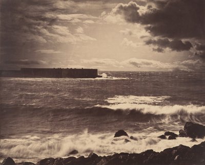 [Suuri aalto, Sète], 1857. tekijältä Gustave Le Gray