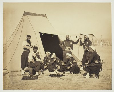 Nimetön (Zouaves) tekijältä Gustave Le Gray