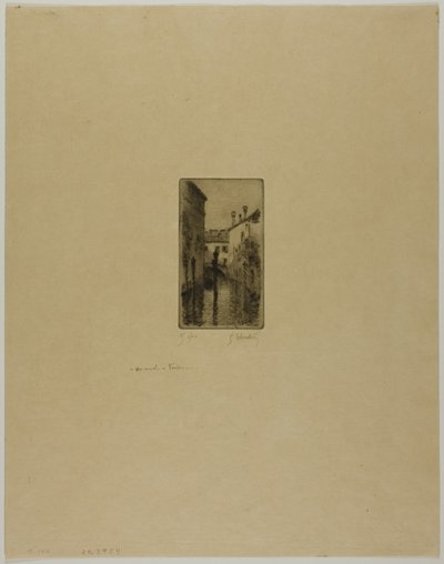 Kanava Venetsiassa tekijältä Gustave Leheutre