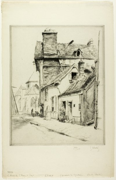 Troyesin Pyhän Remyn apsis tekijältä Gustave Leheutre