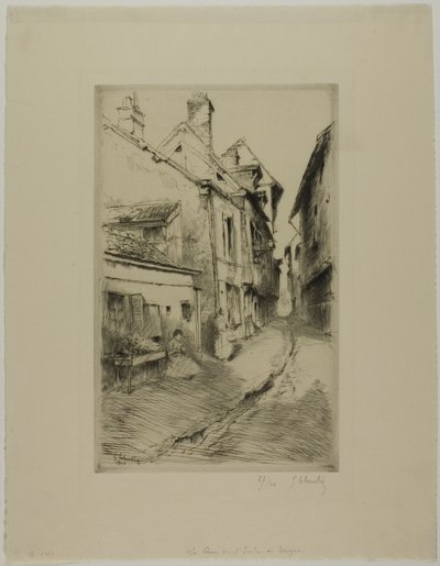 School Street, Troyes tekijältä Gustave Leheutre