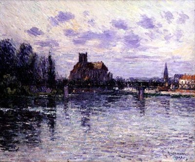 Auxerren katedraali tekijältä Gustave Loiseau