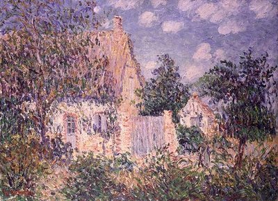 Mökki St. Cyr du Vaudreuilissa (öljy kankaalle) tekijältä Gustave Loiseau