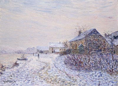 Lunta Tournedos-sur-Seinessä, 1899 tekijältä Gustave Loiseau